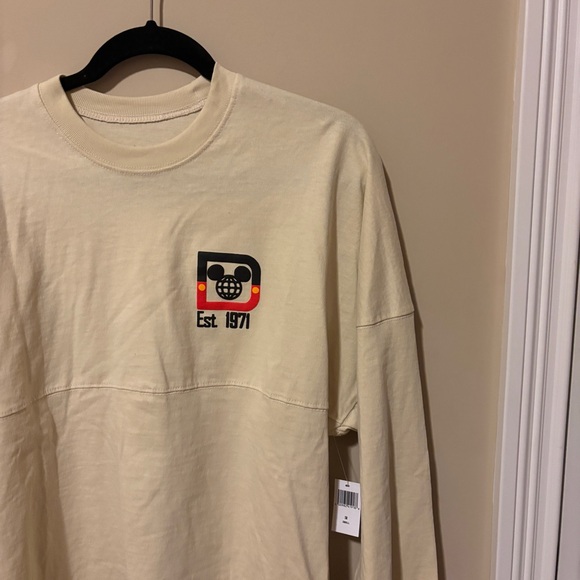 Disney Beige Long Sleeve Tee with Iconic Graphic - Picture 5 of 7